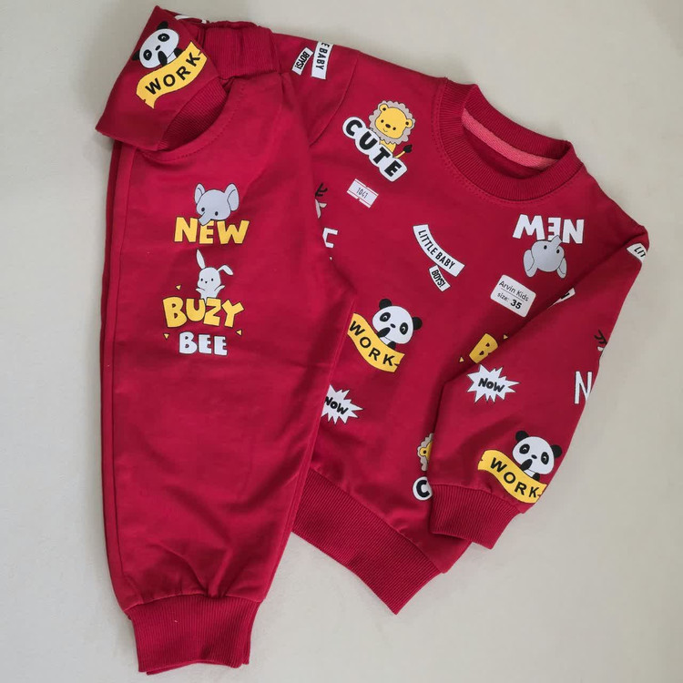 بلوز شلوار پسرانه نخ پنبه درجه یک