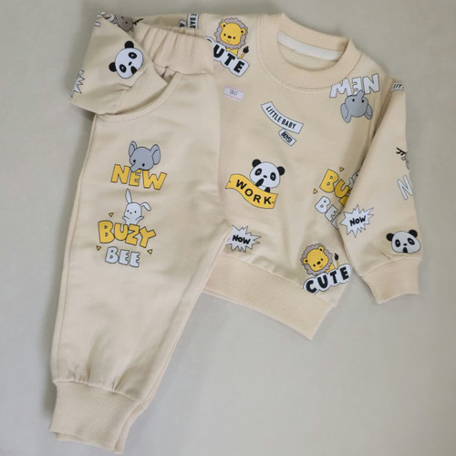 ست بلوز شلوار پسرانه با طرح حیوانات