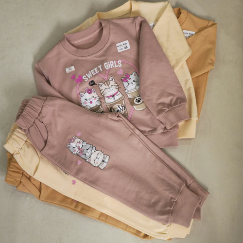 ست بلوز و شلوار دخترانه گت دار