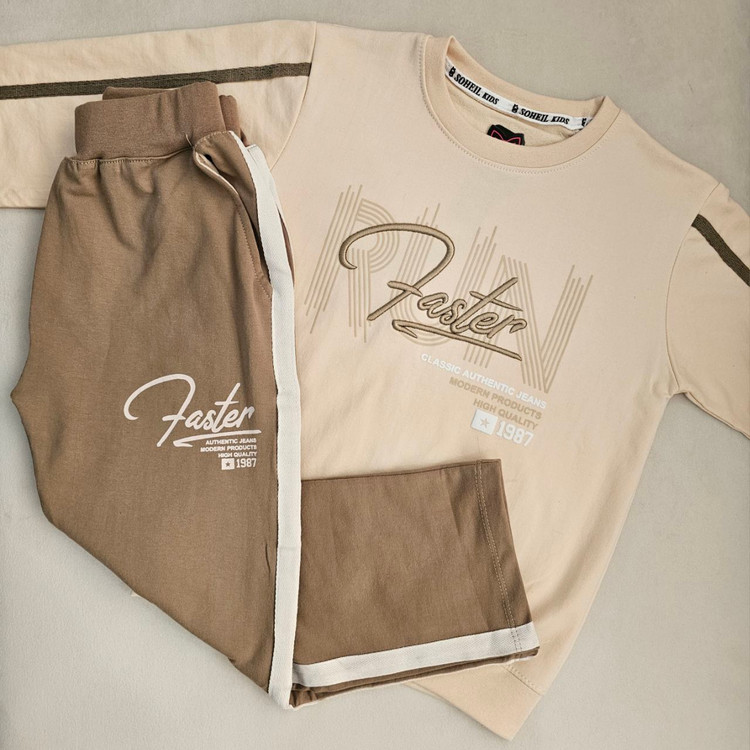 ست بلوز و شلوار بچه گانه faster