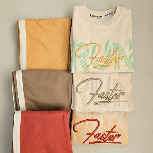 ست بلوز شلوار پسرانه جنس نخ پنبه