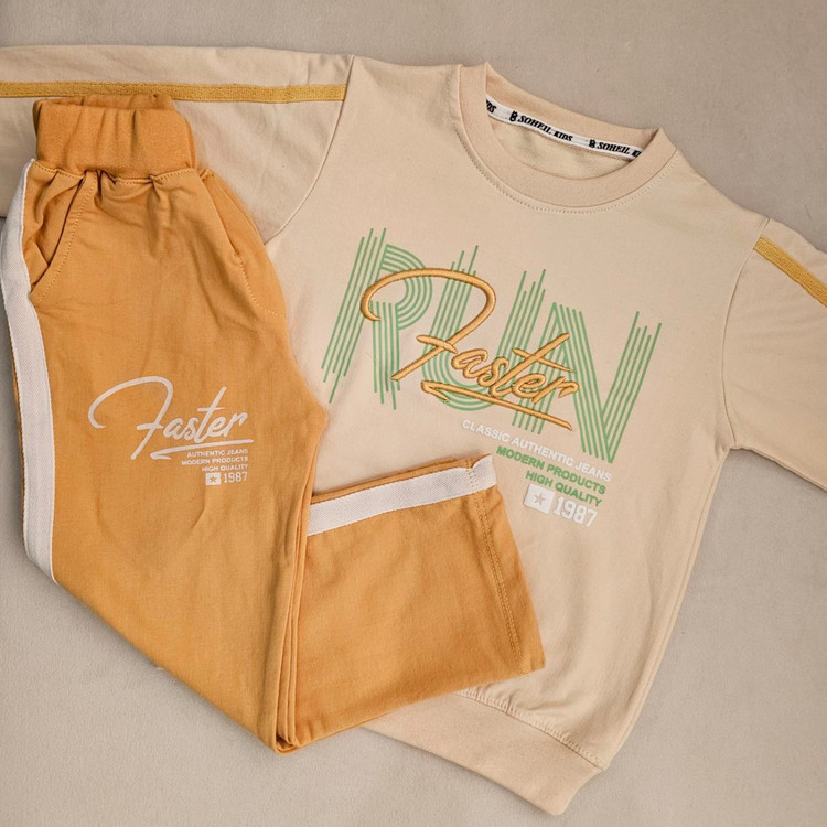 ست راحتی پسرانه نخ پنبه