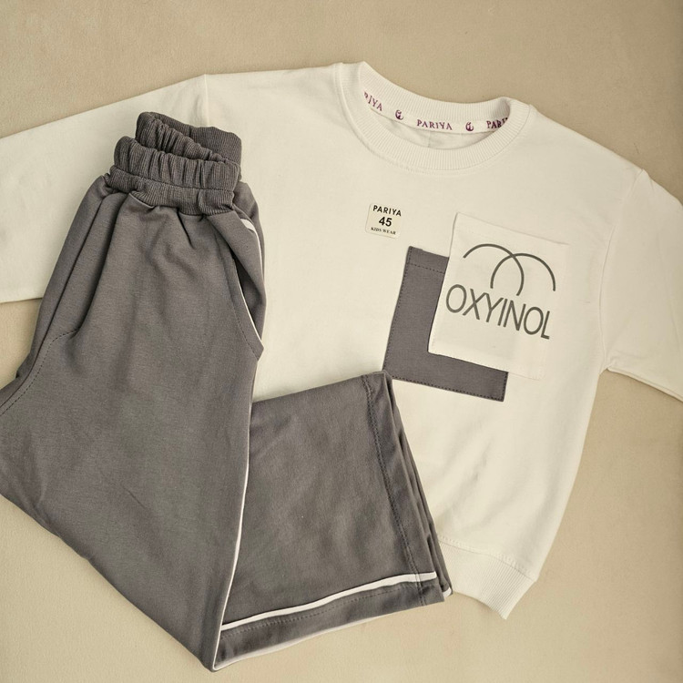 ست بلوز شلوار پسرانه جنس نخ پنبه