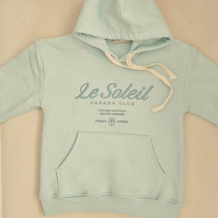 سوییشرت جلو بسته کلاه دار بچه گانه