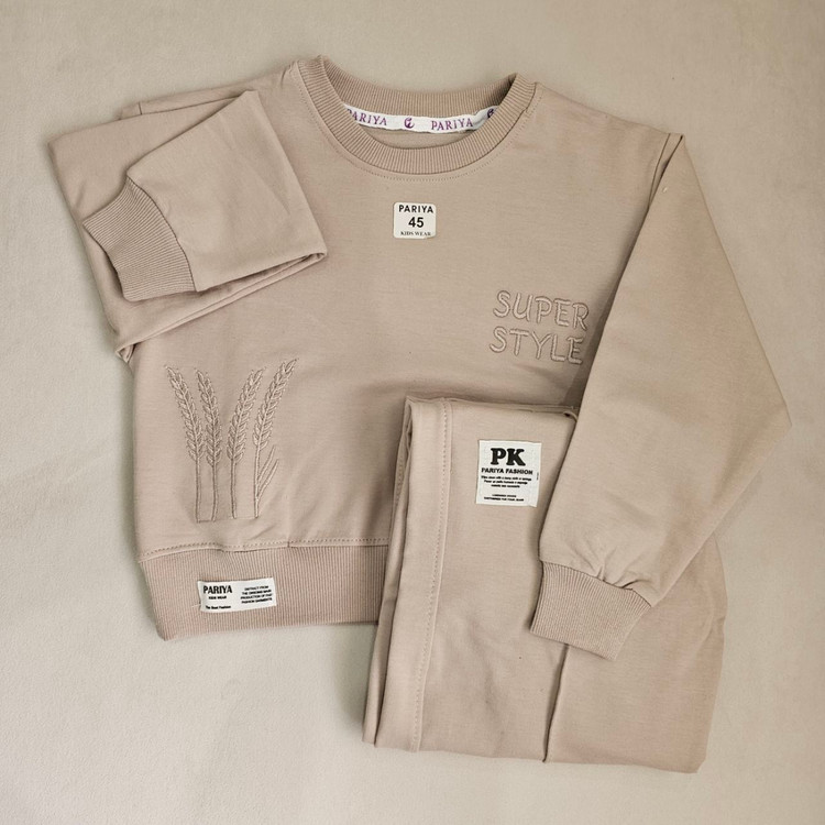 بلوز شلوار دخترانه با شلوار بگ