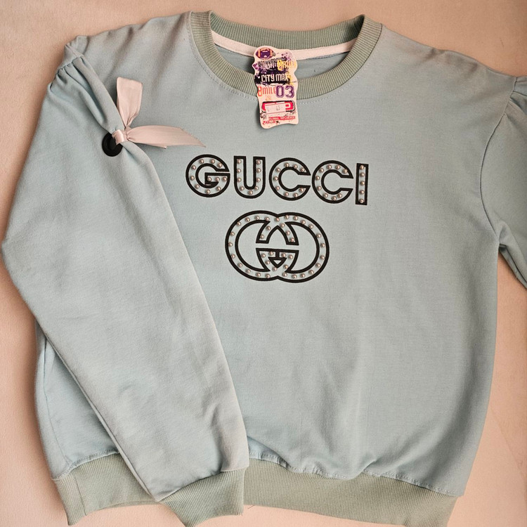 دورس دو نخ دخترانه تک رنگ گوچی