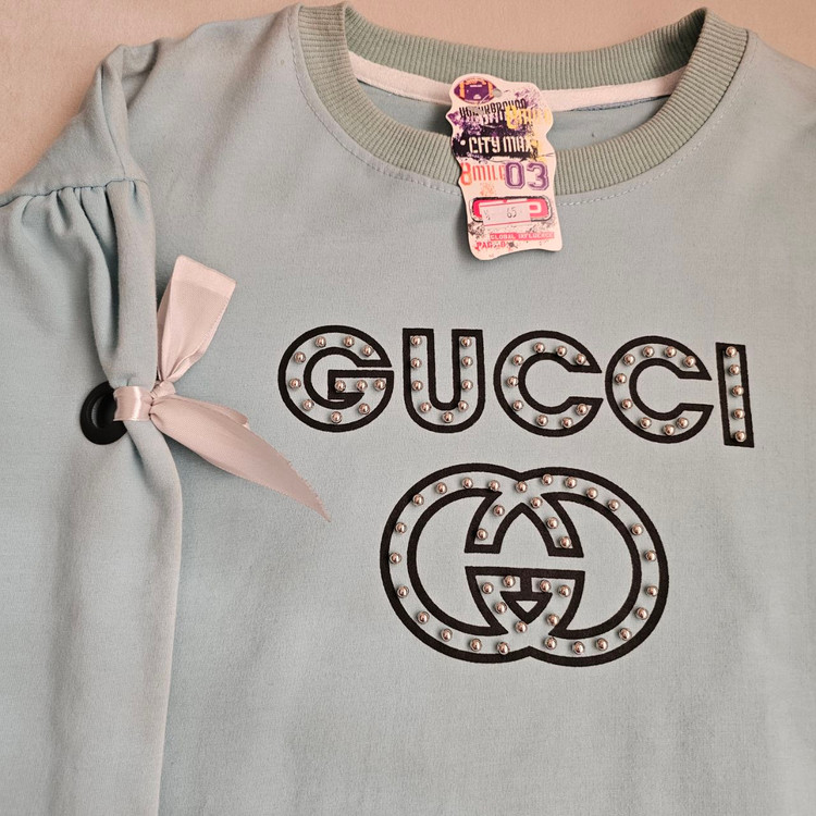 بلوز دو نخ دخترانه تک GUCCI