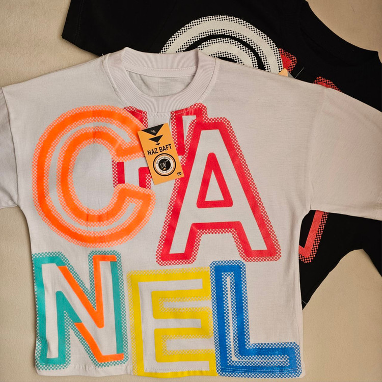 کراپ نخی دخترانه آستین کوتاه تک سایز