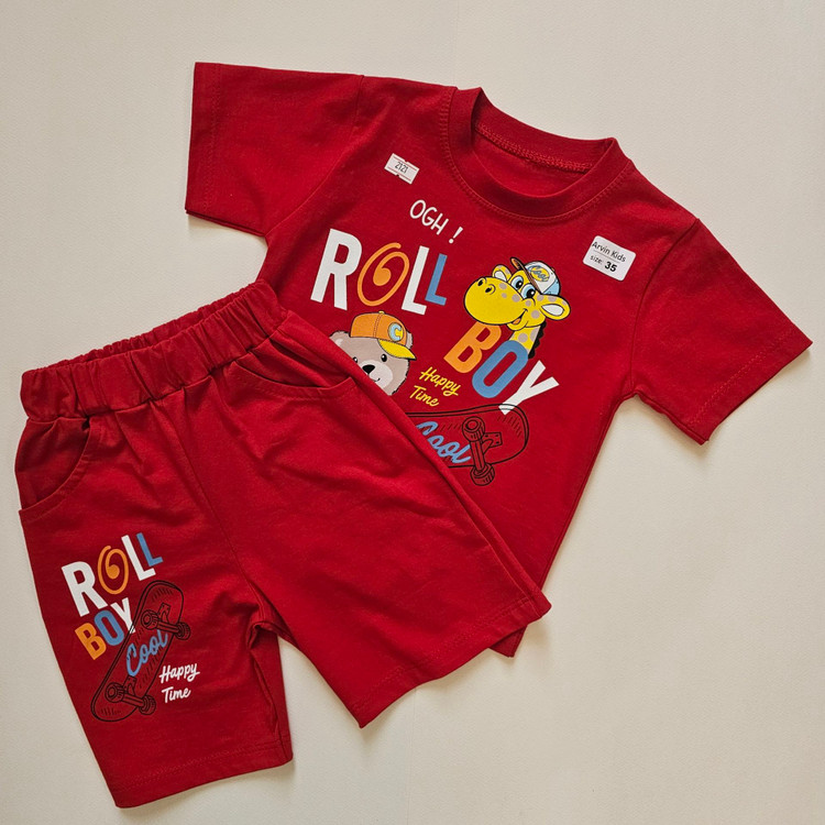 ست تیشرت و شلوارک بچگانه animals