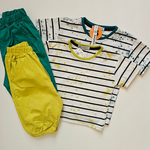 ست تیشرت شلوارک دخترانه بچه گانه