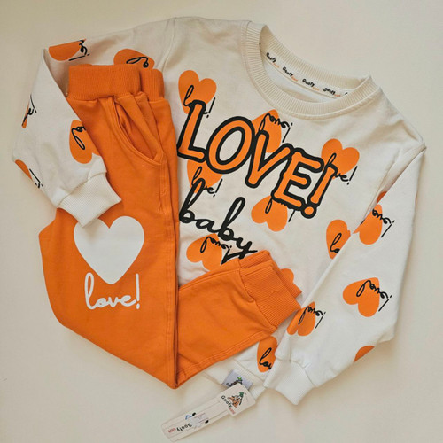 ست بلوز شلوار دخترانه love