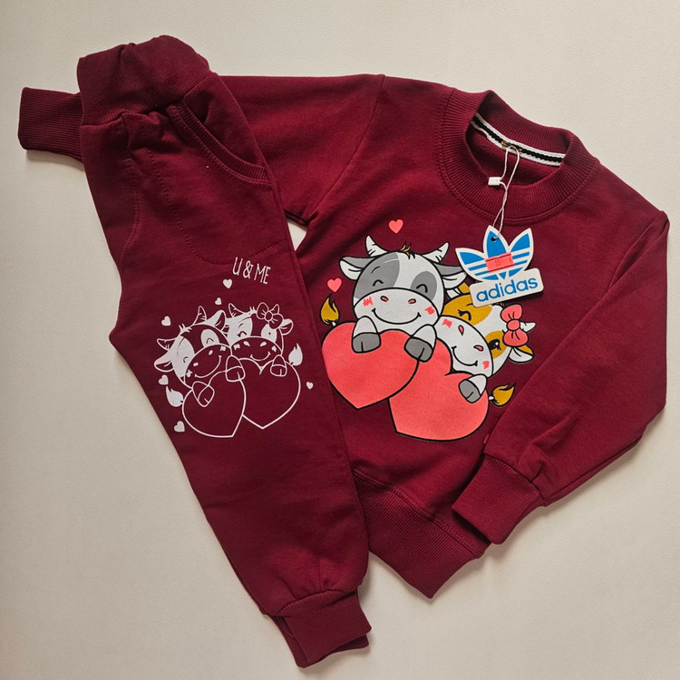 بلوز شلوار بچه گانه با طرح چاپی