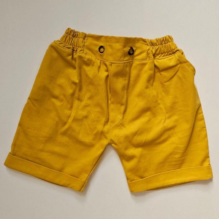 کراپ نخی و شلوارک کتان بچه گانه