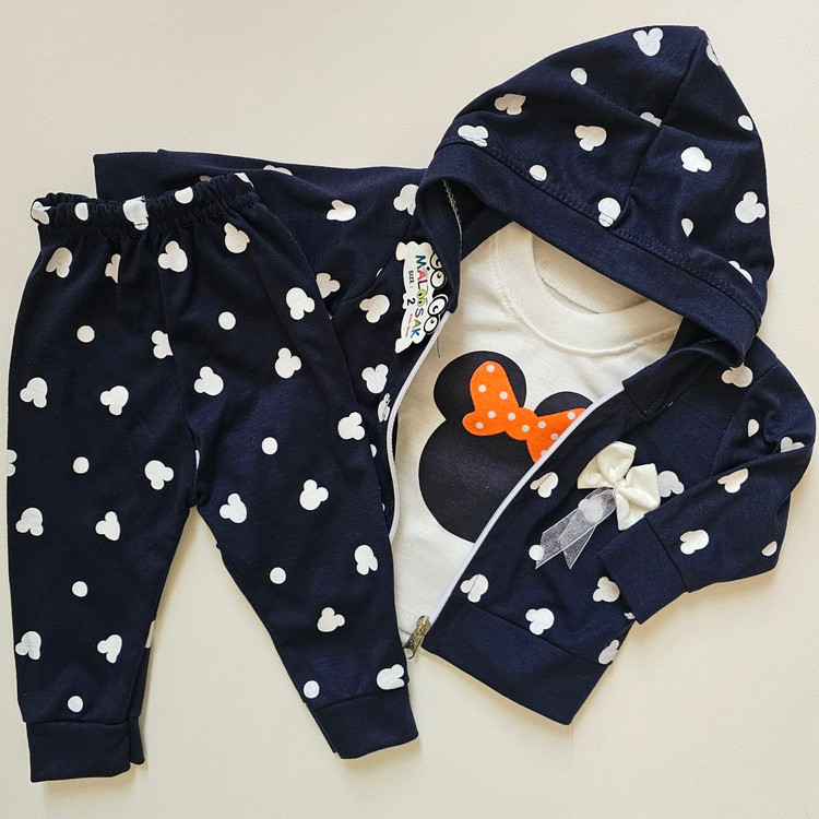 ست سه تکه نوزادی دخترانه