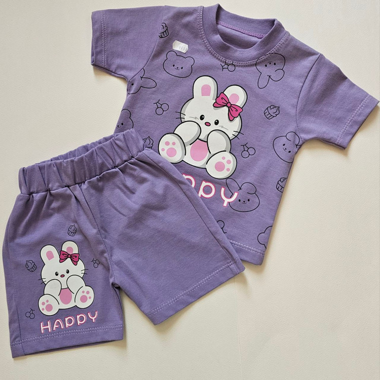 تیشرت و شلوارک خانگی دخترانه